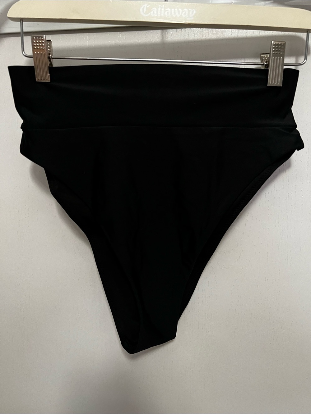 aerie High-Waist Black Bikini Bottom